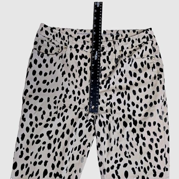 Chicos So Slimming Girlfriend Ankle Pants Chicos Sz 00R Leopard Print US Sz 2R - Picture 3 of 11